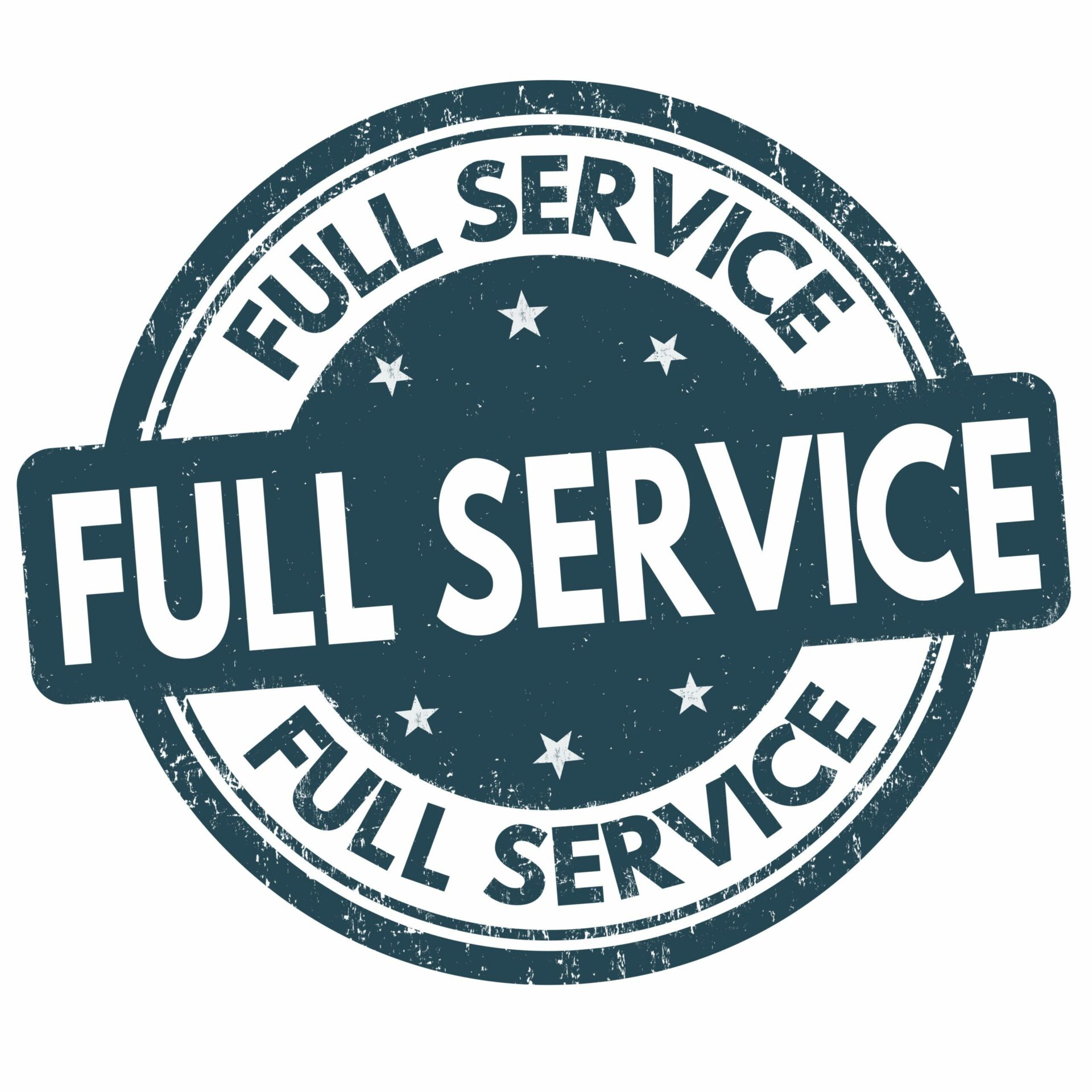 Full service sign or stamp